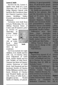Obituary for Lorene A. Smith